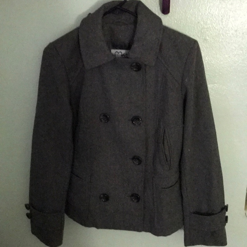 Grey Pea Coat